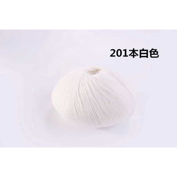 Nvzi Natural Thick Yarn - 2 Skeins x 100g Worsted Weight Yarn - Premium Thick-Spun Craft Yarn for Knitting, Crocheting & DIY Projects - Warm, Durable & Easy to Work With​,white