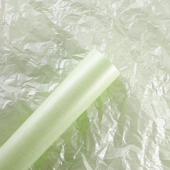 Nvzi Pearl paper Wrapping Paper 20 Sheets Florist Supplies Waterproof Flower Bouquet Wrapping Paper Floral Supplies for Fresh Flowers, 20x27.9 Inch (Lime Green)