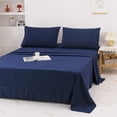 thumbnail image 1 of Nvzi Queen Size Bedding Set-1 Set Dark Blue Queen Comforter Set,Soft Made Bedding for Bedroom,All-in-One Queen Size Bed Set with Essential Pieces for Comfortable Sleep,Polyester Bedding, 1 of 4