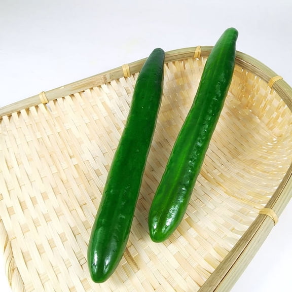Nvzi Realistic Artificial Fake Vegetables Lifelike Decorative Foam Food Set Faux Veggies for Home, Kitchen, Decor Set Photo Propscucumber10pcs