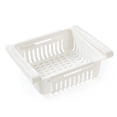 thumbnail image 1 of Nvzi Retractable Drawer Refrigerator Storage Box Food Preservation Sorting Storage Box Refrigerator Shelf Plastic Storage Box for Refrigerator Shelves Under 0.5 Inches - White, 1 of 4