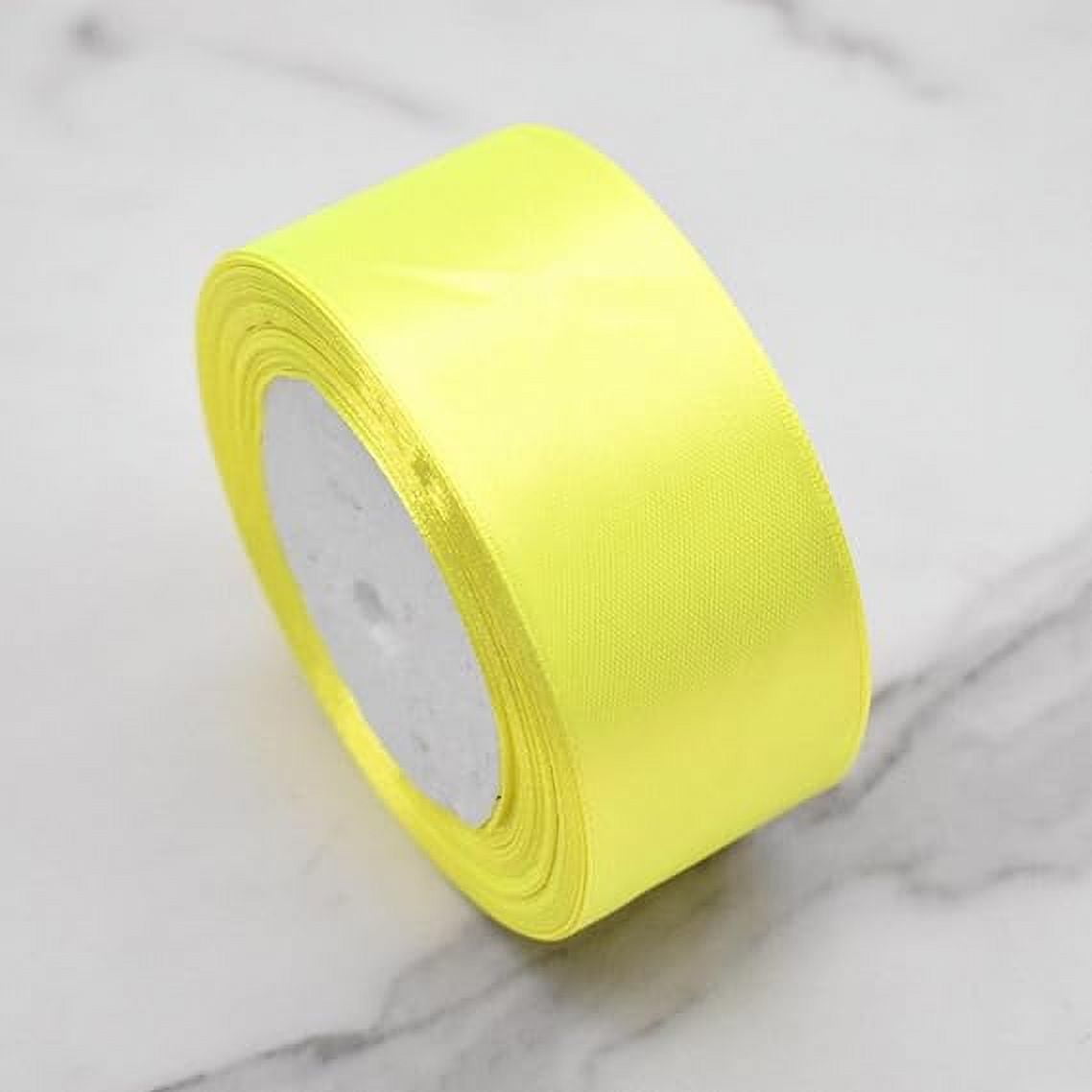 Nvzi Ribbon, Rose Flower, Ribbon, Bow Ribbon, Fluorescent Yellow