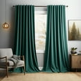thumbnail image 1 of Nvzi Room Curtains - Dark green Thermal Drapes 100*140cm, 1 slice, Velvet Curtains, Best Blackout Curtains for Bedroom, Thermal Insulated, 1 of 4