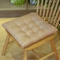 thumbnail image 1 of Nvzi Seat Cushion Garden Patio Home Kitchen Office Thicken Comfy Seat Cushion, Shallow Camel 16"x16", 1 of 5