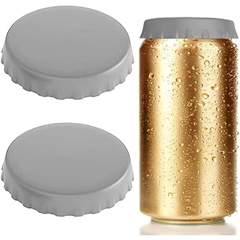 4 Pcs Soda Bottle Cap, Reusable Silicone Carbonated Beverage Caps Sealant  Cover With Pressure Button For Soda, Beer, Drink