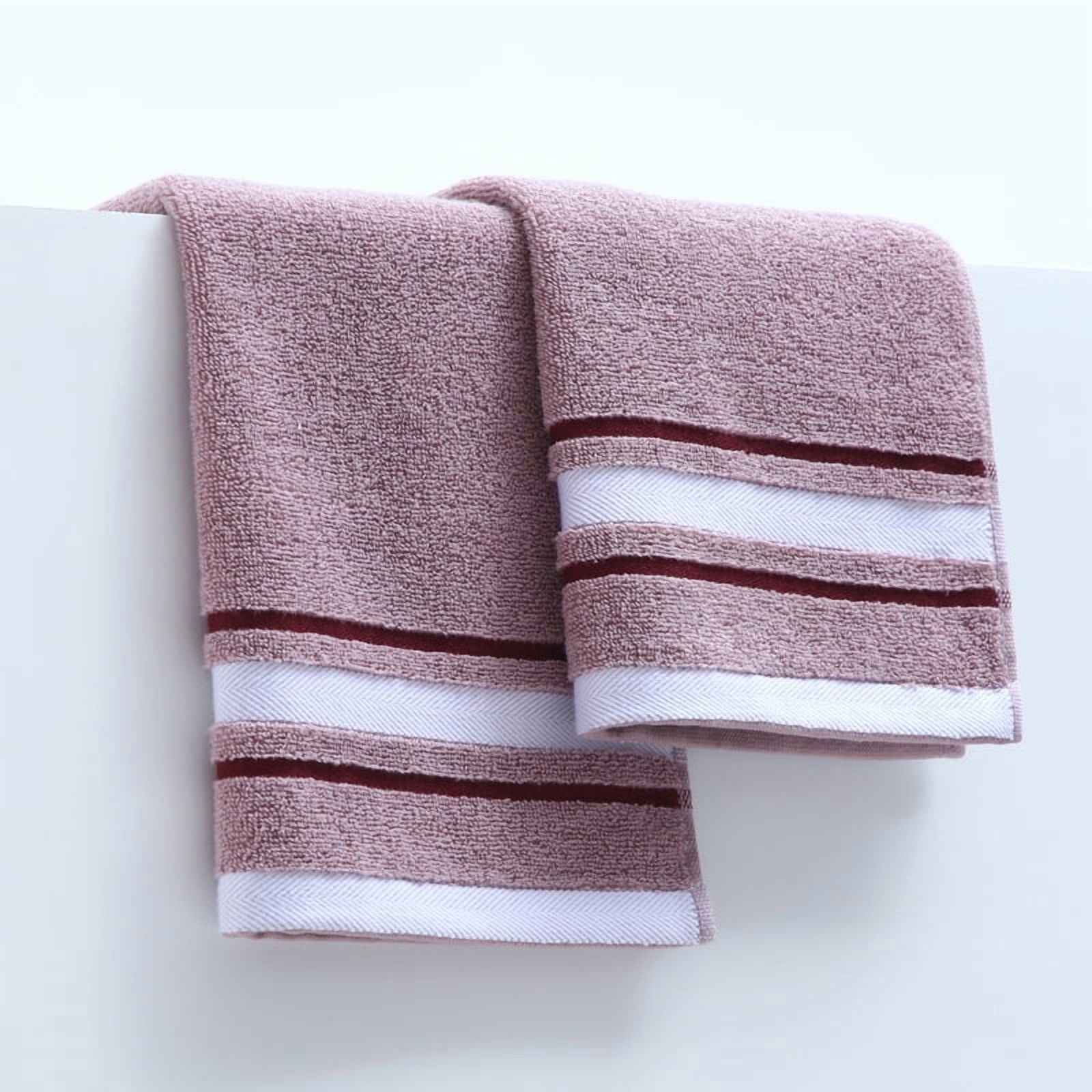 Nvzi Small Towels for Face, 6-Pcs Purple Hand Towels Cotton, 35*35cm pure Cotton Face Washcloth, Soft & Absorbent, Ideal for Bathroom/Travel/Gym .