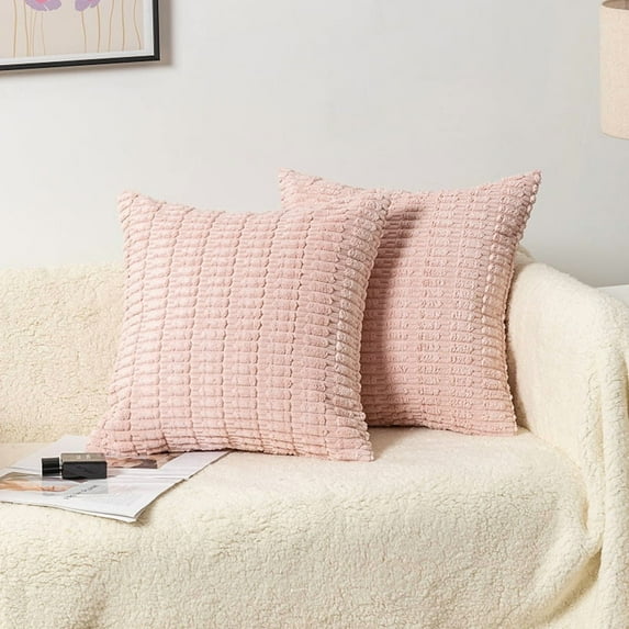 Nvzi Sofa Throw Pillows 1 Pack, 50*50cmpink - Pillows Plush Cover & PP Cotton Filling, Soft Throw Pillows for Home Decor.