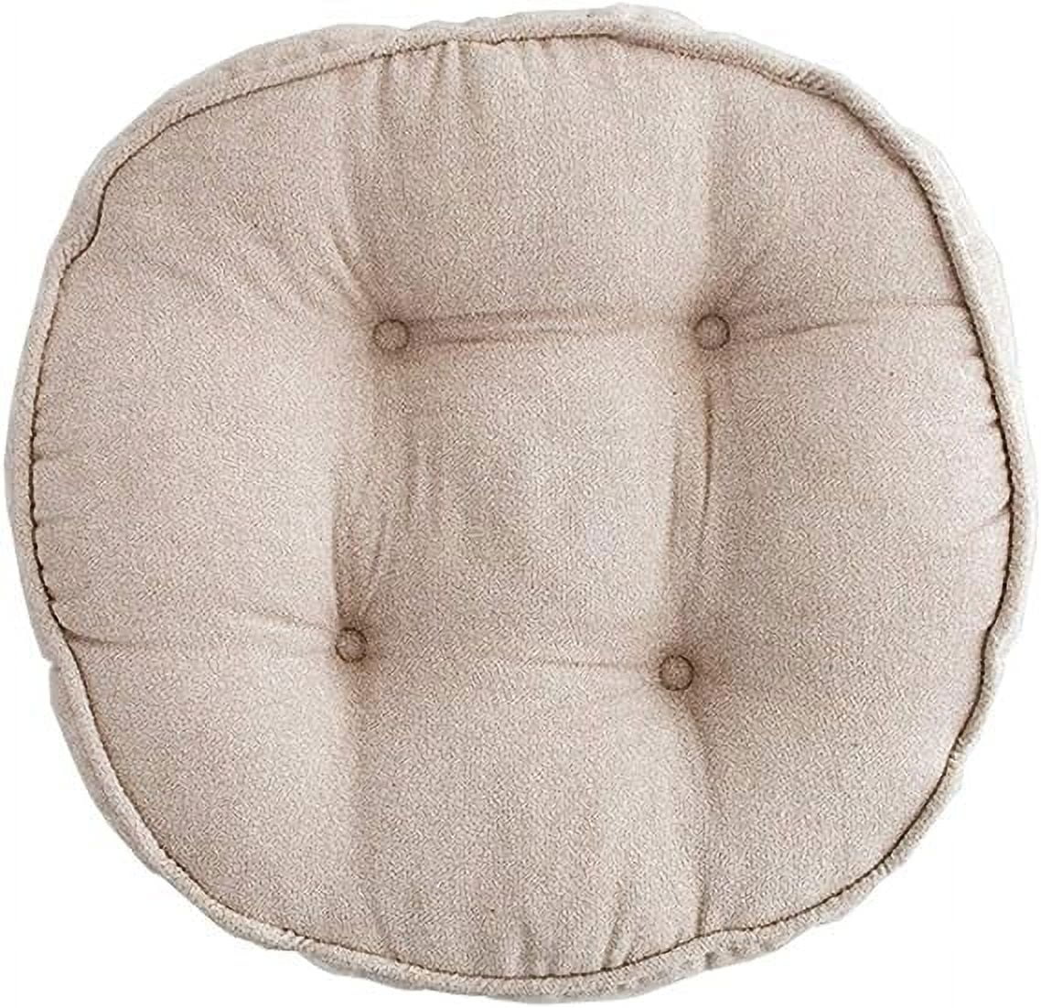 Nvzi Soft Chair Pads 18 inch Diameter Super Comfy Thicken Solid Color