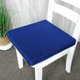 thumbnail image 1 of Nvzi Soft Foam Seat Cushion, Thicken Chair Pad, 20X20X2 Inches Chair Cushion with Removable Cover, for Relief and Comfort Dark Blue, 1 of 3