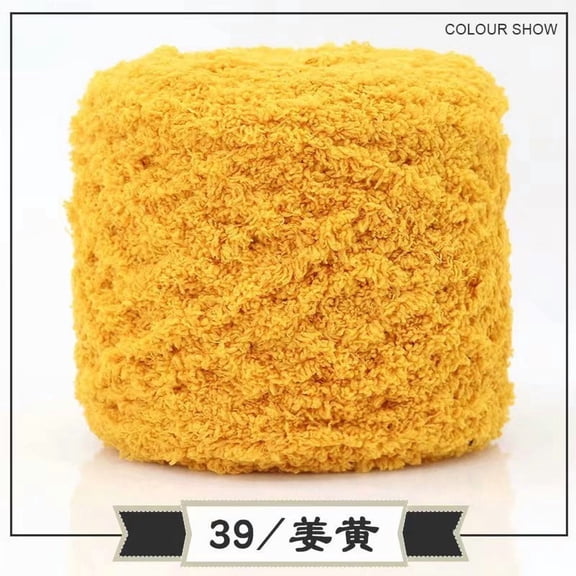 Nvzi Soft Yarn for Crocheting, Blended Yarn, Ultra-Soft Texture, Ideal for Baby Items, Scarves, Crafts, Perfect for Crochet Enthusiasts and DIY Projects,dark yellow