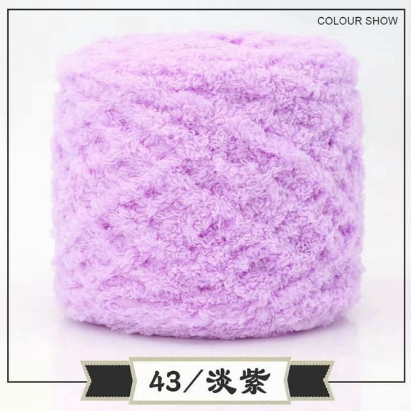 Nvzi Soft Yarn for Crocheting, Blended Yarn, Ultra-Soft Texture, Ideal for Baby Items, Scarves, Crafts, Perfect for Crochet Enthusiasts and DIY Projects,light purple