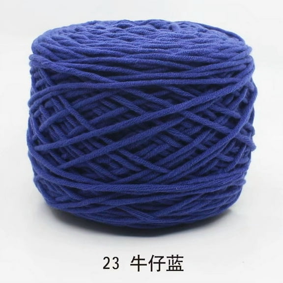 Nvzi Specialized Milk Cotton Thread for Tufting Gun, 8 Ply Acrylic Yarn - Yarn Crochet, Milk Cotton Yarn for Carpets, Blankets & Crafts - 100% Acrylic, Fade-Resistant,soft.blue