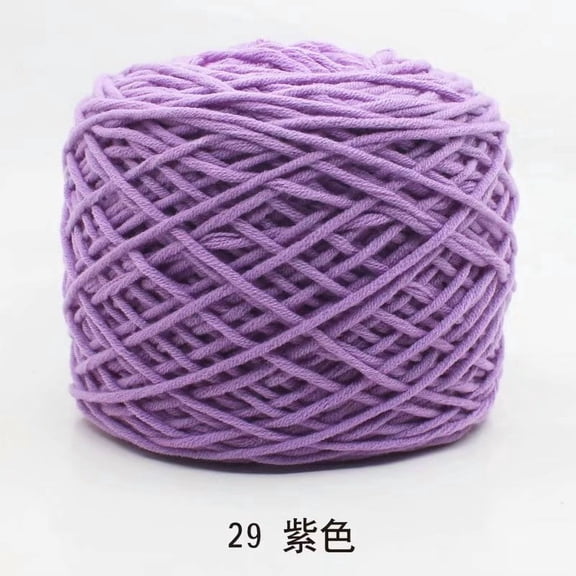 Nvzi Specialized Milk Cotton Thread for Tufting Gun, 8 Ply Acrylic Yarn - Yarn Crochet, Milk Cotton Yarn for Carpets, Blankets & Crafts - 100% Acrylic, Fade-Resistant,soft.purple