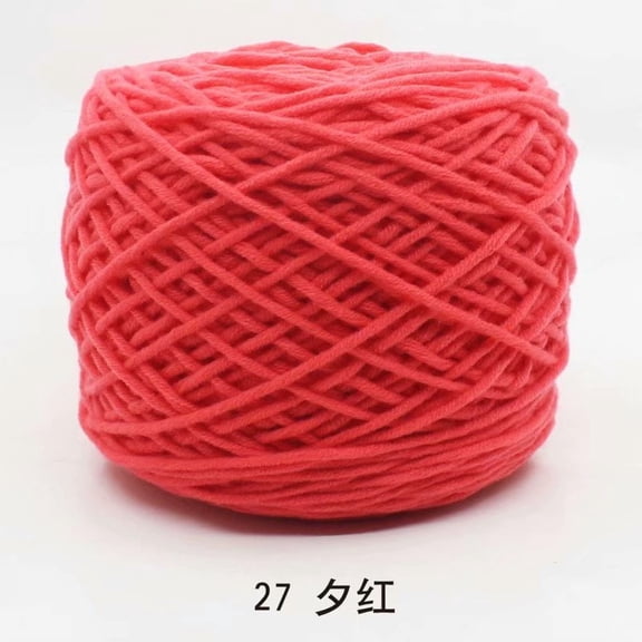 Nvzi Specialized Milk Cotton Thread for Tufting Gun, 8 Ply Acrylic Yarn - Yarn Crochet, Milk Cotton Yarn for Carpets, Blankets & Crafts - 100% Acrylic, Fade-Resistant,soft.light red