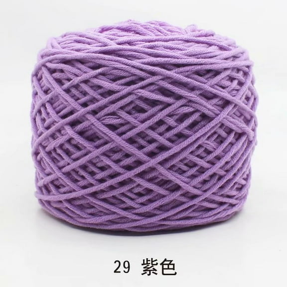 Nvzi Specialized Milk Cotton Thread for Tufting Gun, 8 Ply Acrylic Yarn - Yarn Crochet, Milk Cotton Yarn for Carpets, Blankets & Crafts - 100% Acrylic, Fade-Resistant,soft.purple