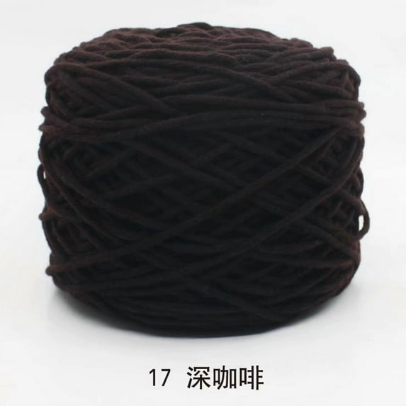 Nvzi Specialized Milk Cotton Thread for Tufting Gun, 8 Ply Acrylic Yarn - Yarn Crochet, Milk Cotton Yarn for Carpets, Blankets & Crafts - 100% Acrylic, Fade-Resistant,soft.dark coffee