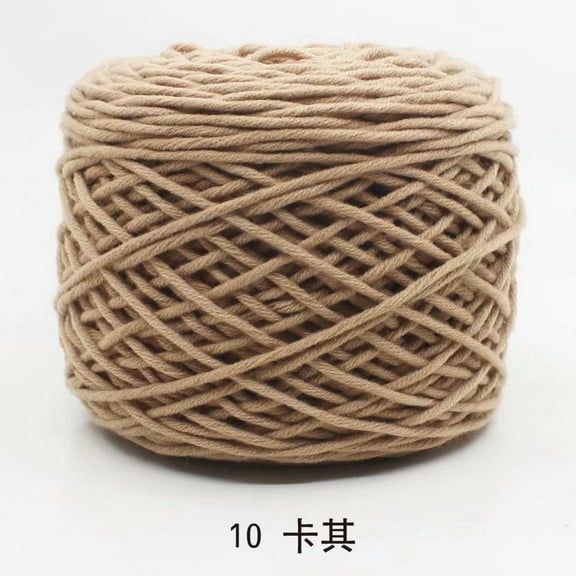 Nvzi Specialized Milk Cotton Thread for Tufting Gun, 8 Ply Acrylic Yarn - Yarn Crochet, Milk Cotton Yarn for Carpets, Blankets & Crafts - 100% Acrylic, Fade-Resistant,soft.khaki