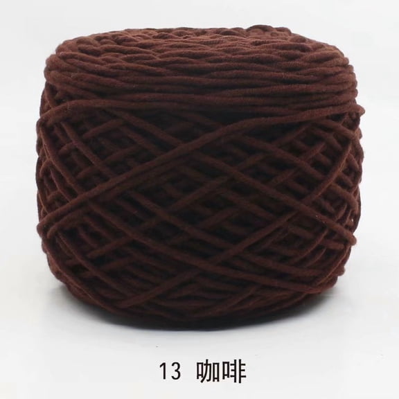 Nvzi Specialized Milk Cotton Thread for Tufting Gun, 8 Ply Acrylic Yarn - Yarn Crochet, Milk Cotton Yarn for Carpets, Blankets & Crafts - 100% Acrylic, Fade-Resistant,soft.coffee