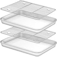 thumbnail image 1 of Nvzi Stainless Steel Colander Over the Sink Strainer Basket Rectangle Mesh Strainer Wash Vegetables and Fruits,Kitchen Tools (12" x 5" x 2.2") Small, 1 of 4