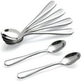 thumbnail image 1 of Nvzi Stainless Steel Spoons - 6 Pack Silverware, 14*3.2cm Teaspoon for Coffee, Dessert, Daily Use, spoons silverware,Durable Tableware Spoons​, 1 of 3