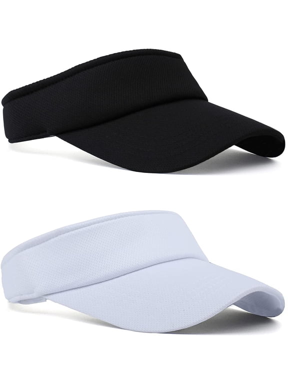 Sun Visor Hats for Women Men Sun Protection Velcro Sun Hat Adjustable Lightweight Outdoor Sports Visor Cap