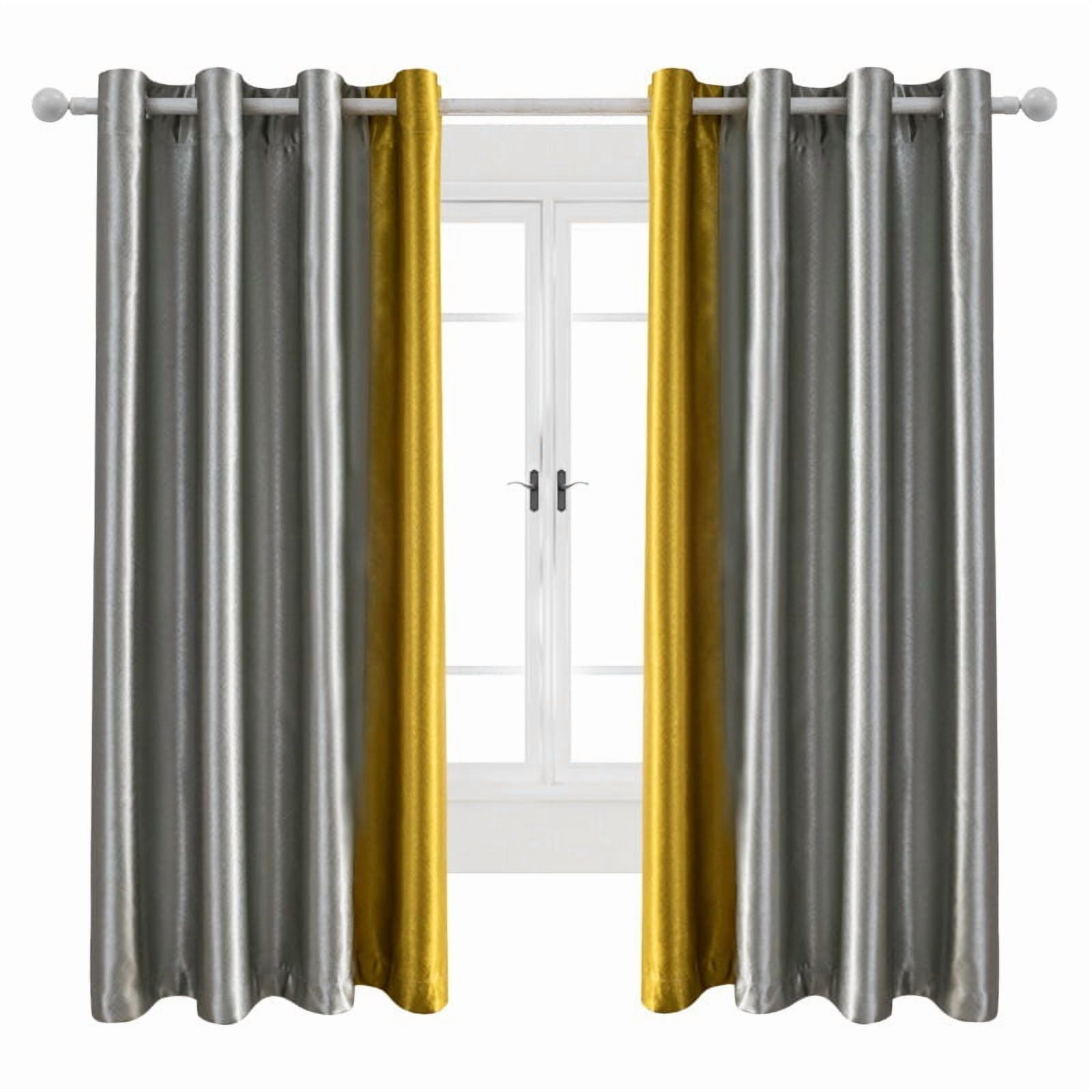 Nvzi Thick Long Window Curtains - 132*160cm 1 slice, Block Out Curtains ...