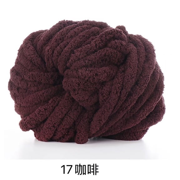 Nvzi Thick Wool Yarn, Yarn Packs for Crocheting - brown, 1 roll, Soft Wool Blend Yarn for Crafting, Ideal for DIY Crafts, High-Quality Yarn for Creative Making.