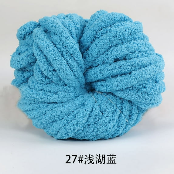 Nvzi Thick Wool Yarn, Yarn Packs for Crocheting - lake blue, 1 roll, Soft Wool Blend Yarn for Crafting, Ideal for DIY Crafts, High-Quality Yarn for Creative Making.