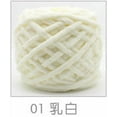 thumbnail image 1 of Nvzi Thick Yarn for Crocheting,ice yarn, 95g 1 roll, Polyester Yarn – Ideal for Knitting Scarves, Sweaters, Hats & More, Soft, Warm & Breathable Crochet Yarn for DIY Crafts，white, 1 of 4