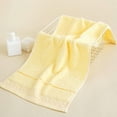 thumbnail image 1 of Nvzi Towel Set of 8 - Light yellow Cotton Towels, 13.78x29.53in(35x75cm) - Soft, durable,Comfortable & breathableQuick-Drying with High Water Uptake for Bathroom, Gym & Hotel Use​, 1 of 4
