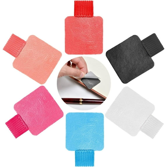 Nvzi Traveler's Notebook Pen Holder Pen Loop Adhesive with Elastic Band for Tablet, Journals, Clipboards 6 Colors
