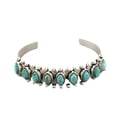 thumbnail image 1 of Nvzi Turquoise Bracelet for Women Adjustable Turquoise Cuff Bracelets Turquoise Open Bangle Bracelet Western Bohemian Bangle for Girls Jewelry Gift(01), 1 of 4
