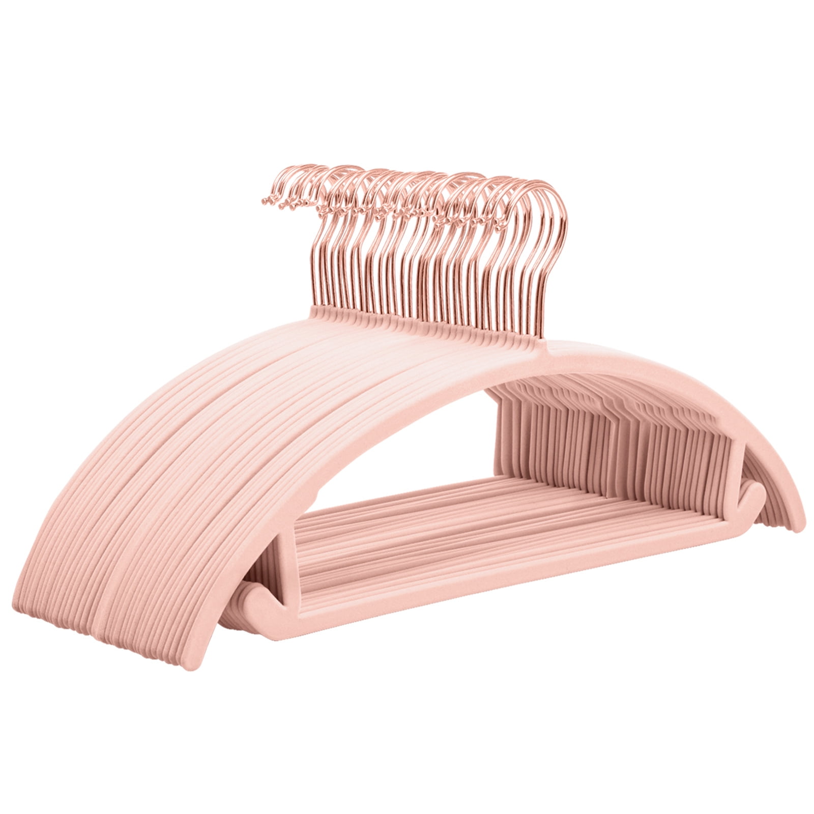 Nvzi Velvet Clothes Hangers, 10 Pack No Shoulder Bumps Suit Hangers