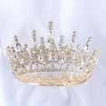 thumbnail image 1 of Nvzi-c Wedding Tiara for Bride Princess Tiara Headband Bridal Crown,Crystal Rhinestone Hair Jewelry Decor for Queen Bride Birthday Prom Wedding Pageant Halloween Costume Party(White), 1 of 2