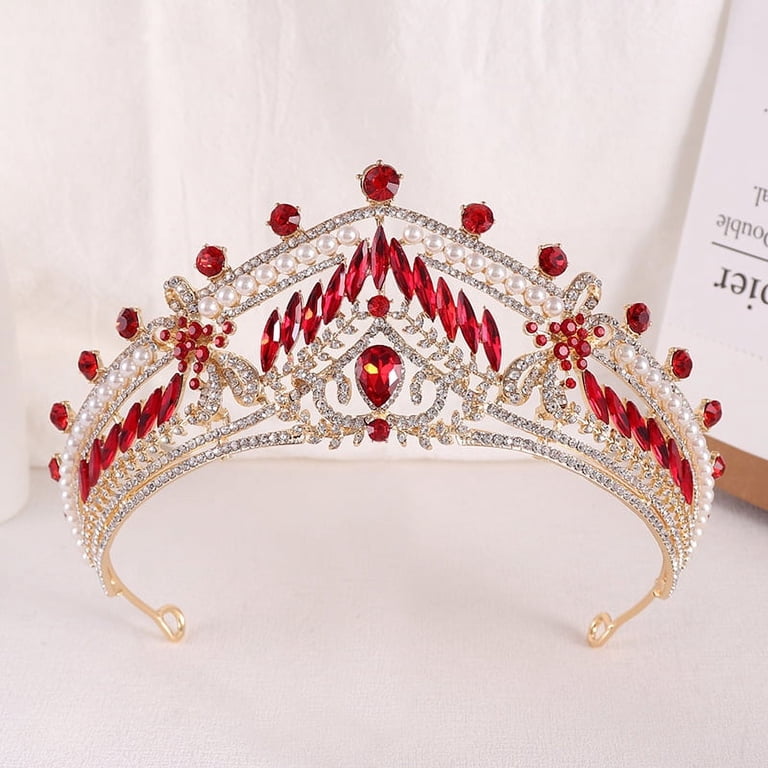 Nvzi-c Wedding Tiara for Bride Princess Tiara Headband  display picture 1