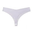 thumbnail image 1 of Nvzi Women’s Seamless Underwears Panties Sexy Lace Hipster Bikini Thong Briefs Panty Underwear for Women,3pcs(Light Gray,L), 1 of 2