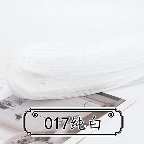 Nvzi Yarn Bulk, 200g 1 roll, Hollow yarn, Ply Polypropylene Fiber, Normal Linear Density - Ideal for Hats, Gift Bag Handles, Rugs, Colorful & Anti-Pilling Craft Yarn,white