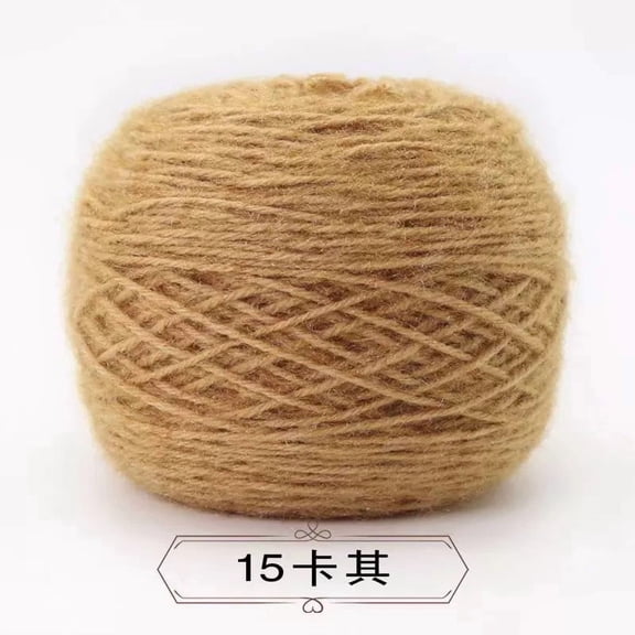 Nvzi Yarn for Crochet, 2 rolls, Total 300g, Perfect for Crocheting Projects, Soft and Durable Yarn​,khaki