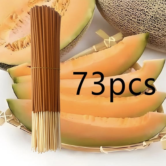 Nvzi Yellow Bamboo Core Aromatherapy Stick -73 pieces set, 8.66 inches long, used for DIY aromatherapy projects, yoga, meditation, cantaloupe aromatherapy