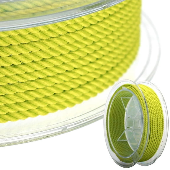 Nvzi-a 1.5mm Twisted Rope Milan Cord Beading Threads Suitable for DIY Bracelet Necklace Braided Rope Jewelry Making String Bracelet Rope -D