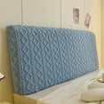 thumbnail image 1 of Nvzi-a 1 piece plush machine washable headboard protective cover dust cover soft and warm all season universal anti cat scratch headboard cover 120 * 65cm (blue), 1 of 4