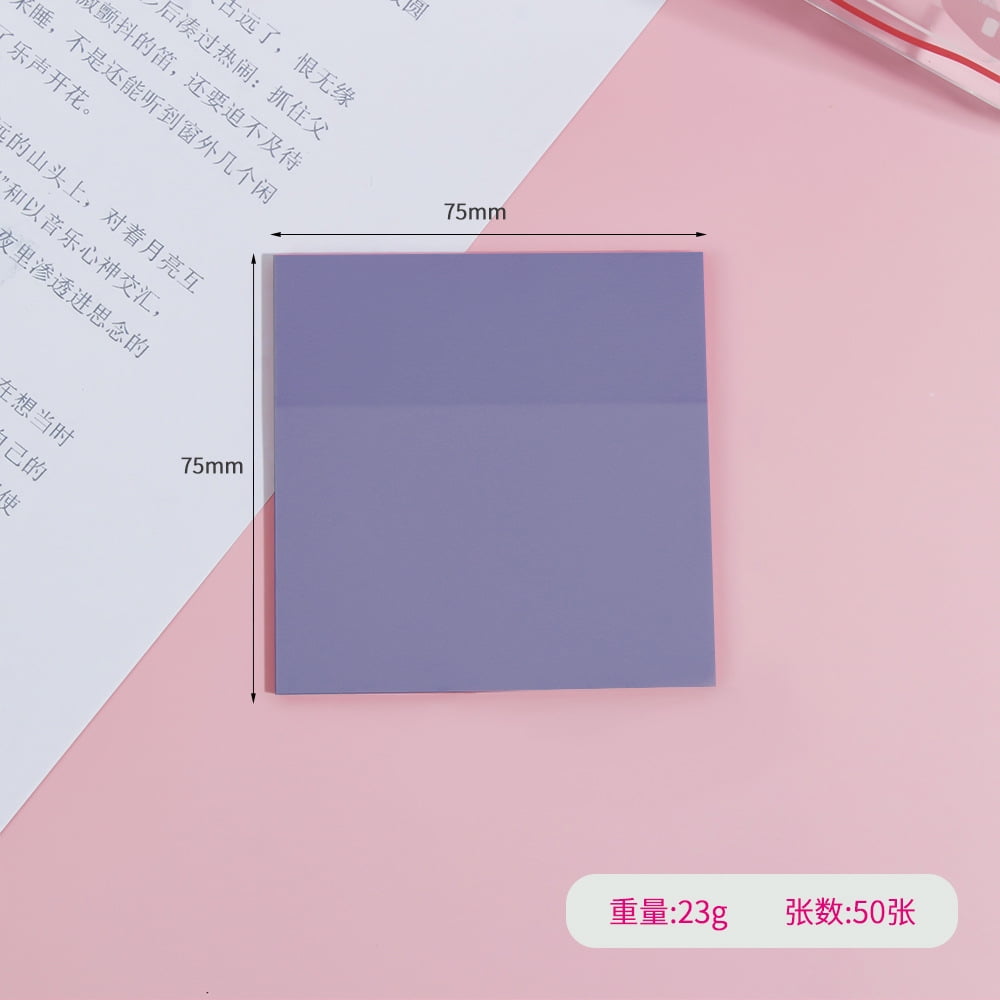 Nvzia 10 Pads Transparent Sticky Notes,3X3 Inch Clear Sticky Notes