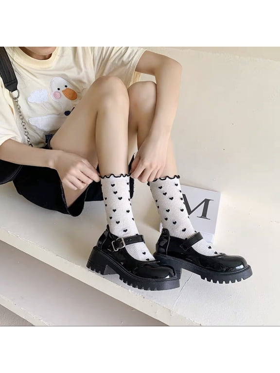 10 Pairs Women's Thin Cotton Socks,Soft Cotton Bootie Socks Women Above Ankle Crew Socks (White A25)