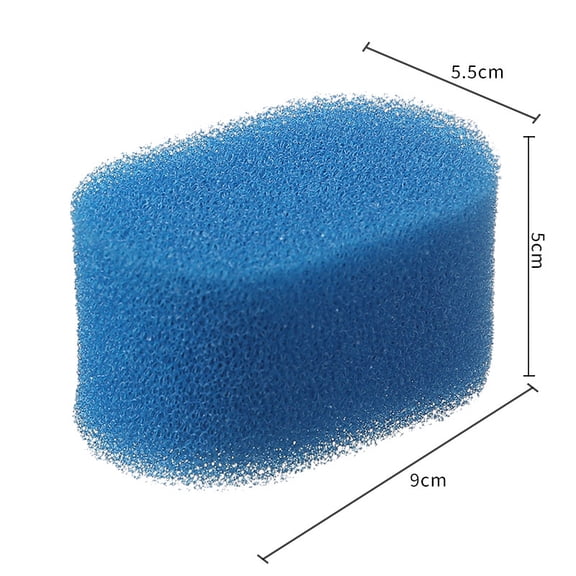 Nvzi-a 3 pieces of blue multifunctional cup washing brush, colored dishwashing sponge, replacement of anti slip cup brush, cleaning sponge 3.54 * 2.16 * 2 in