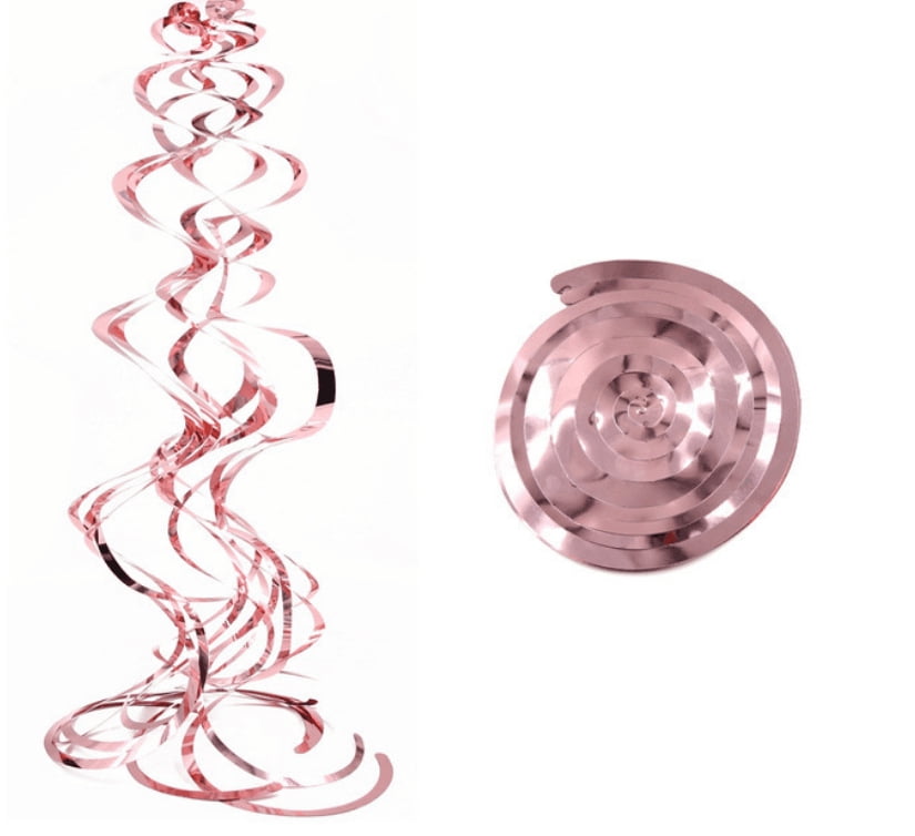 Nvzi-a 30 Pieces Double helix Hanging Swirls Party Decorations Foil ...
