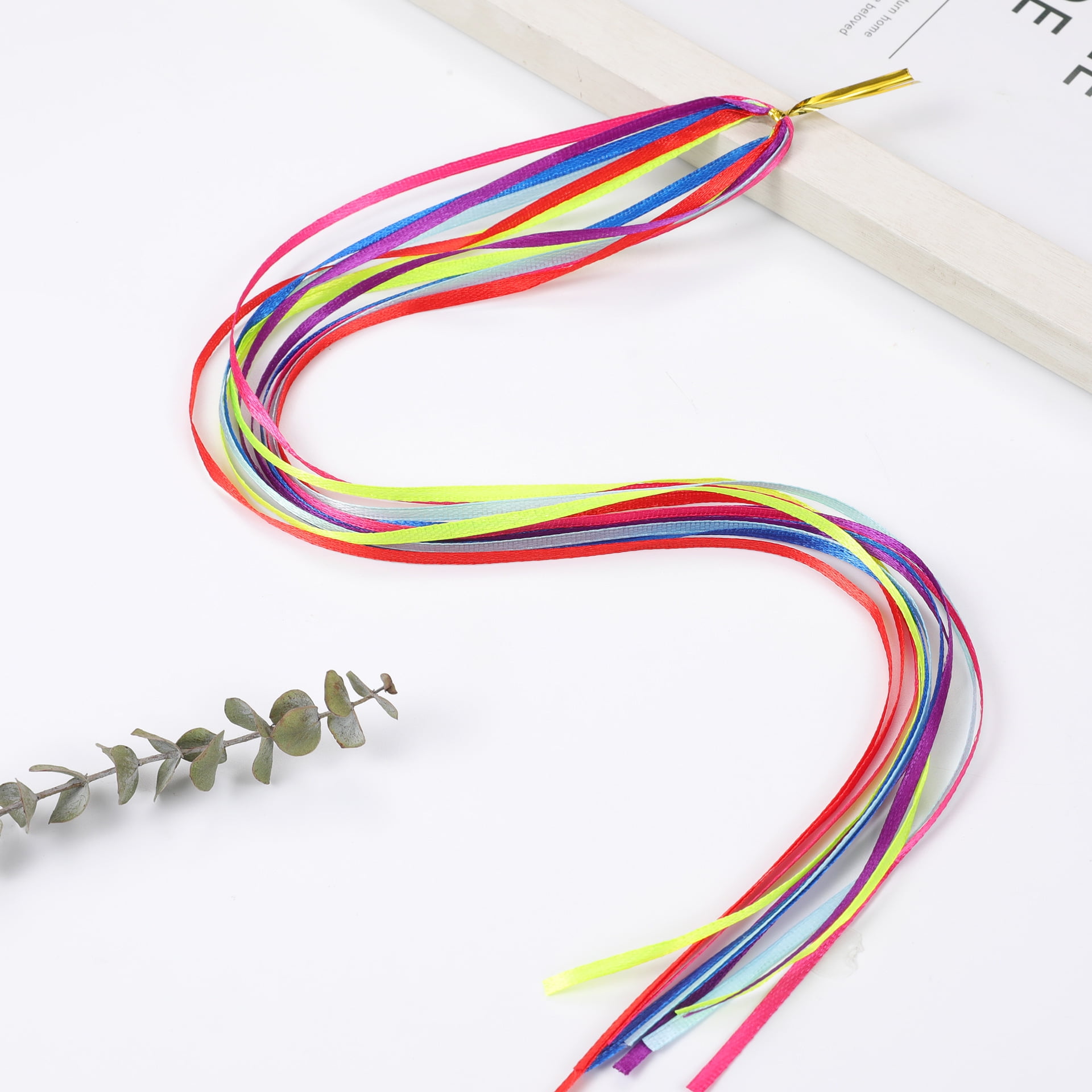 Nvzi-a 30Pcs Colorful Hair Strings For Braids Gradient Color Hair Rope ...