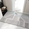 thumbnail image 1 of Nvzi-a Bathroom Rug Mat , Non-Slip Plush Shaggy Bath Carpet, Machine Wash Dry, Bath Mats for Bathroom Floor, Tub and Shower, Bathroom Runner Bathmat Accessories Decor, Gray,16*24inch, 1 of 4