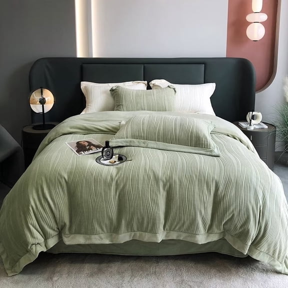 Nvzi-a Bed Sheets Set, Bedding Sheets Pillowcases Kit, Twin Bed Set, Hotel Bedding, Home Decor(Green)