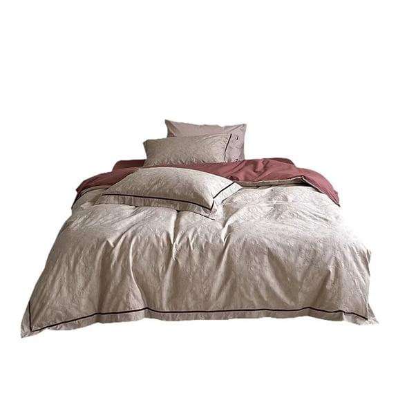 Nvzi-a Bed Sheets Set, Bedding Sheets Pillowcases Kit, Twin Bed Set, Hotel Bedding, Home Decor(Khaki)