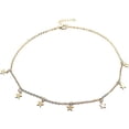 thumbnail image 1 of Nvzi-a Boho Chocker Chain Tassel Star Choker Necklace for Women Necklaces, 1 of 1